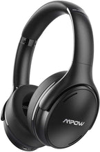 Charger l&#39;image dans la galerie, Casque Bluetooth 5.0 sans Fil, Mpow H19 IPO Casque Reduction de Bruit Active, 35 Heures Stéréo Hi-FI Casque avec CVC 8.0 Micro, Charge Rapide Casque Audio ＆ Mode Filaire, pour Téléphone PC iPad TV