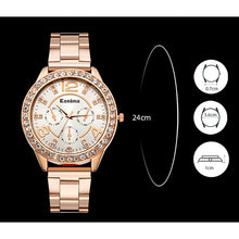 Charger l&#39;image dans la galerie, Femme Montres de luxe Montre Montre de diamant Quartz Argent / Doré / Or Rose Analogique dames Etincelant Mode - Argent Doré Or Rose Un ans Autonomie de la batterie / Jinli 377